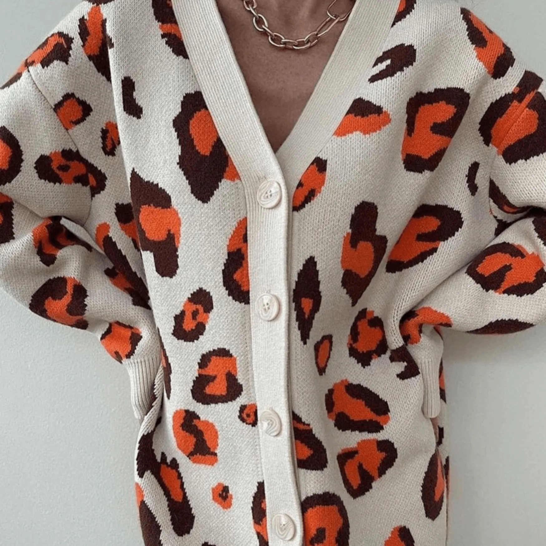 Beaumont Cardigan | Trendy farbiger warmer Strick-Cardigan mit Knöpfen für Damen