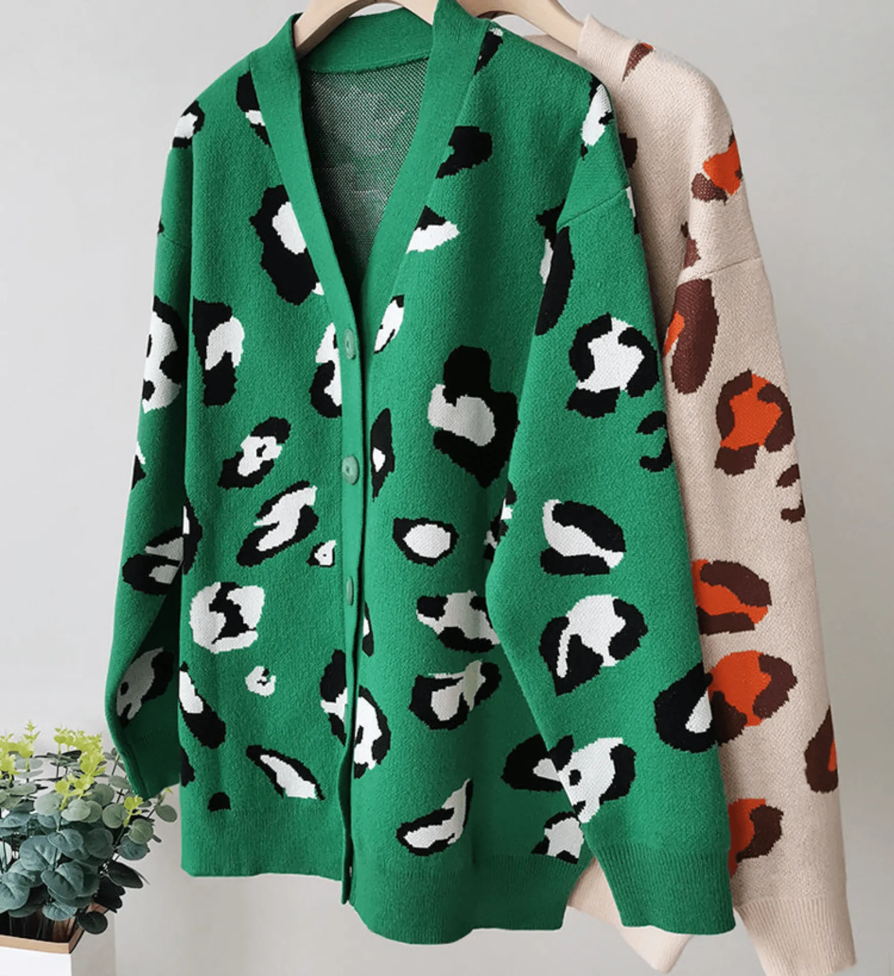 Beaumont Cardigan | Trendy farbiger warmer Strick-Cardigan mit Knöpfen für Damen