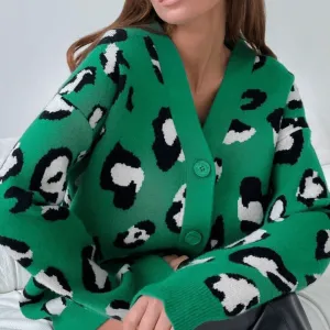 Beaumont Cardigan | Trendy farbiger warmer Strick-Cardigan mit Knöpfen für Damen