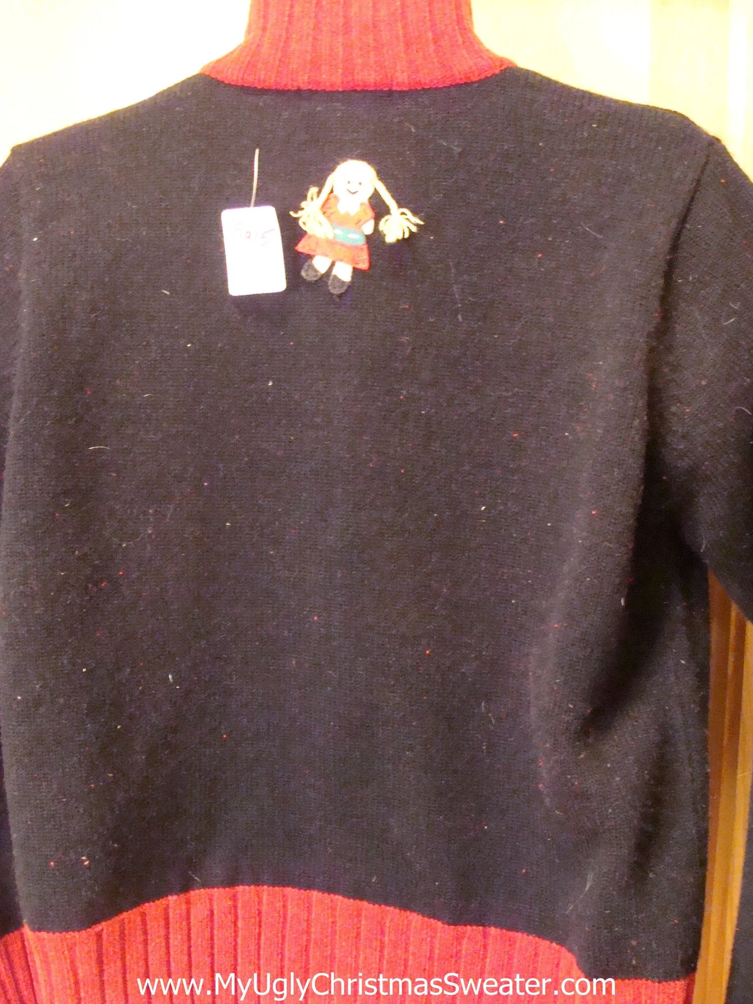 Christmas Sweater Jumper with Santa and Reindeer and Toys