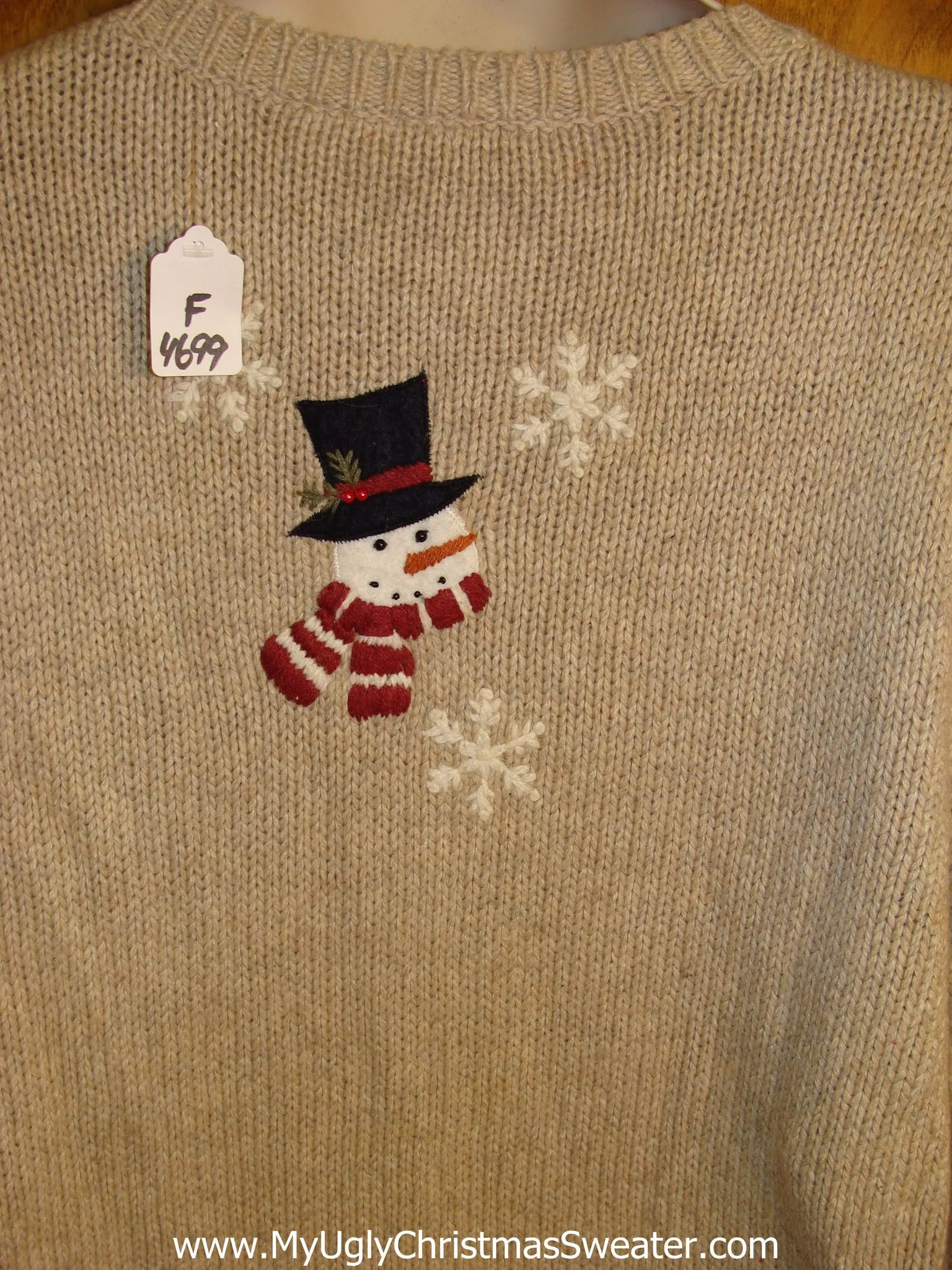 Cute 2sided Tan Ugly Christmas Sweater