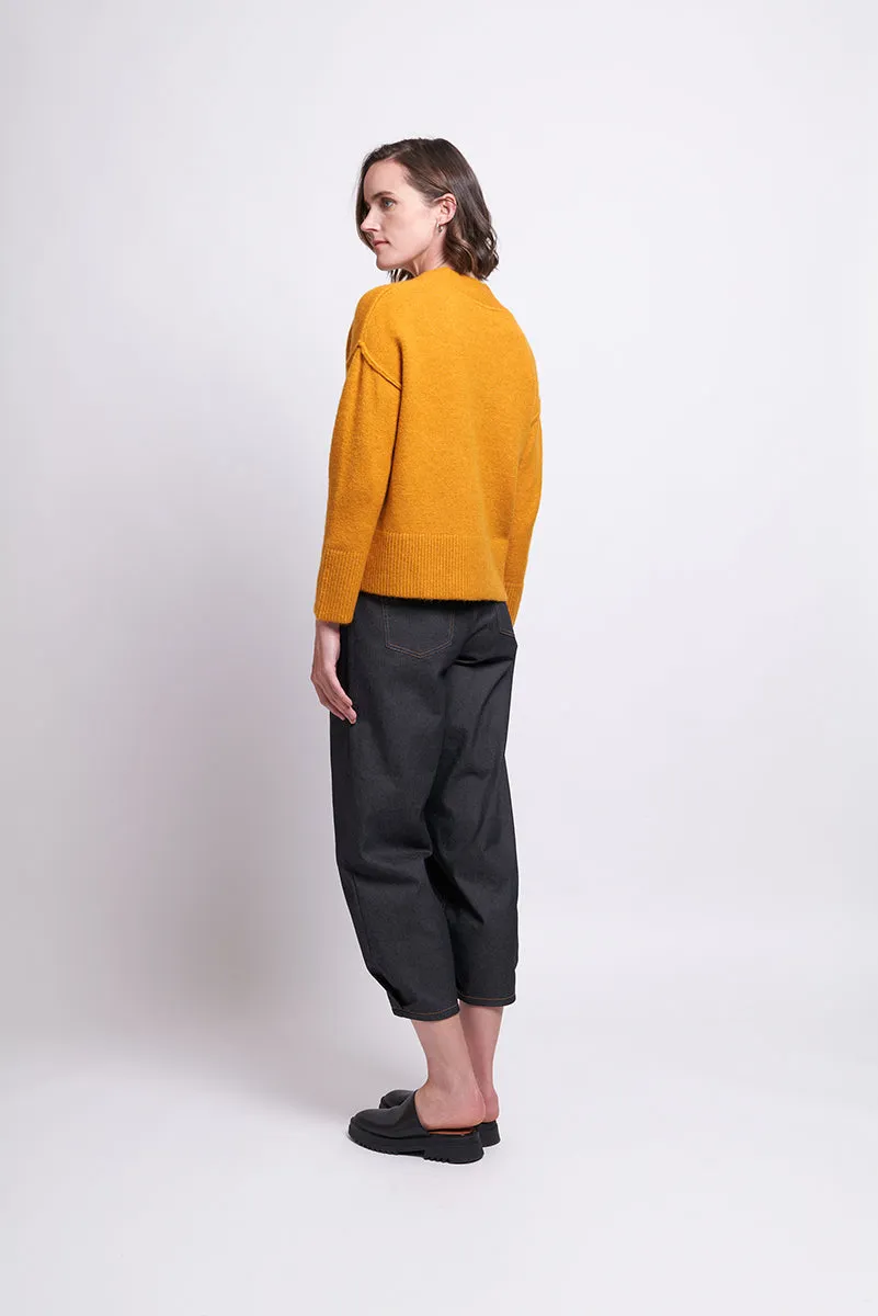 Foil - No Slouch Cardigan Ochre | FO7652