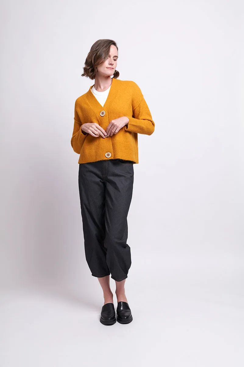 Foil - No Slouch Cardigan Ochre | FO7652