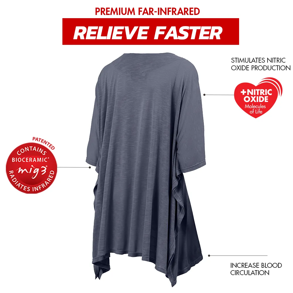Invel® Active Comfort Plus Cardigan Far-Infrared Cardigan with Bioceramic MIG3 Far-Infrared Technology