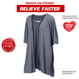 Invel® Active Comfort Plus Cardigan Far-Infrared Cardigan with Bioceramic MIG3 Far-Infrared Technology