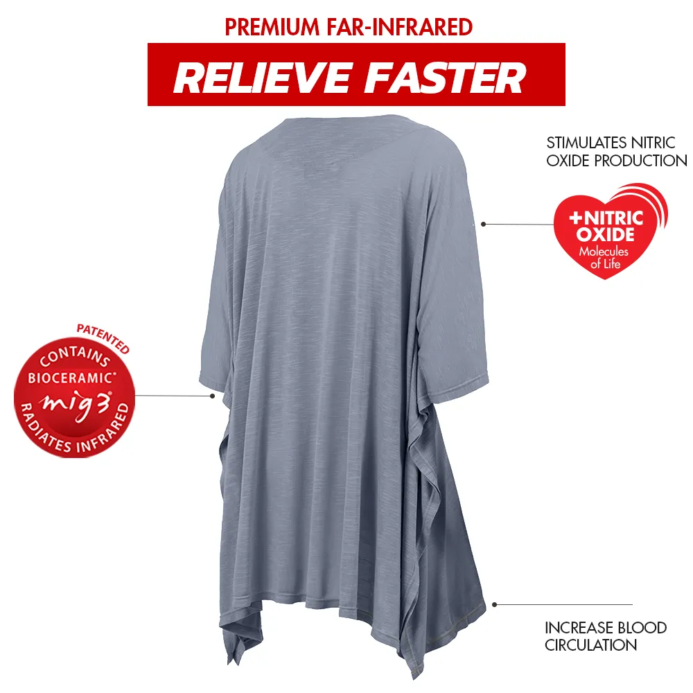 Invel® Active Comfort Plus Cardigan Far-Infrared Cardigan with Bioceramic MIG3 Far-Infrared Technology