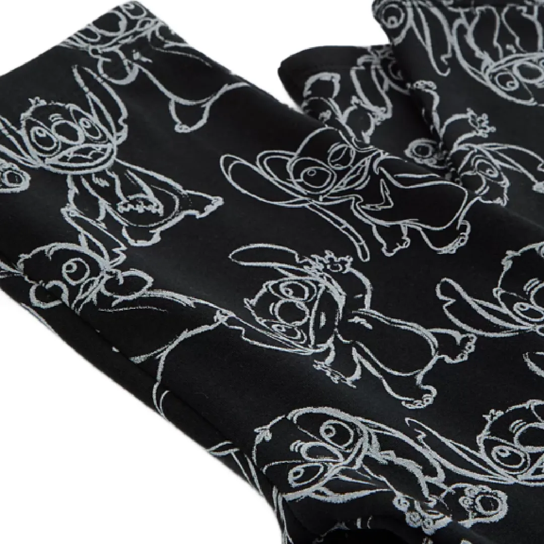 LILO & STITCH Black Fleece Lined Leggings
