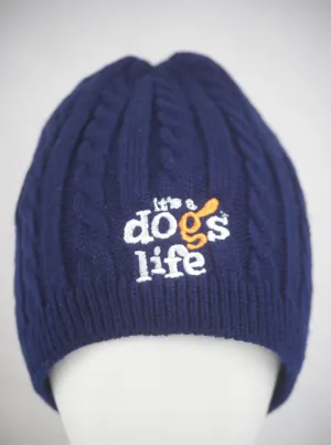 Mariner Cable Knit  Beanie-Navy