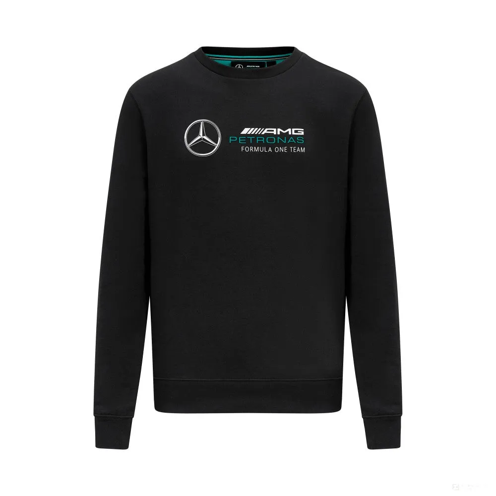 Mercedes Mens Crew Sweatshirt, Black
