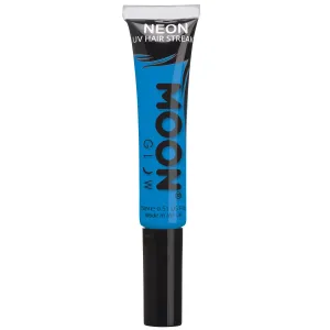 Moon Glow Neon UV Hair Streak - Intense Blue