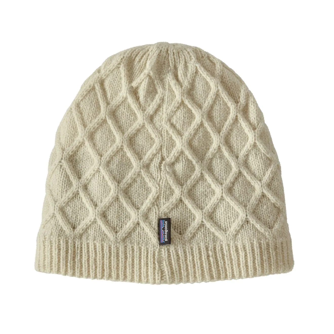 Patagonia Womens Honeycomb Knit Beanie Birch White