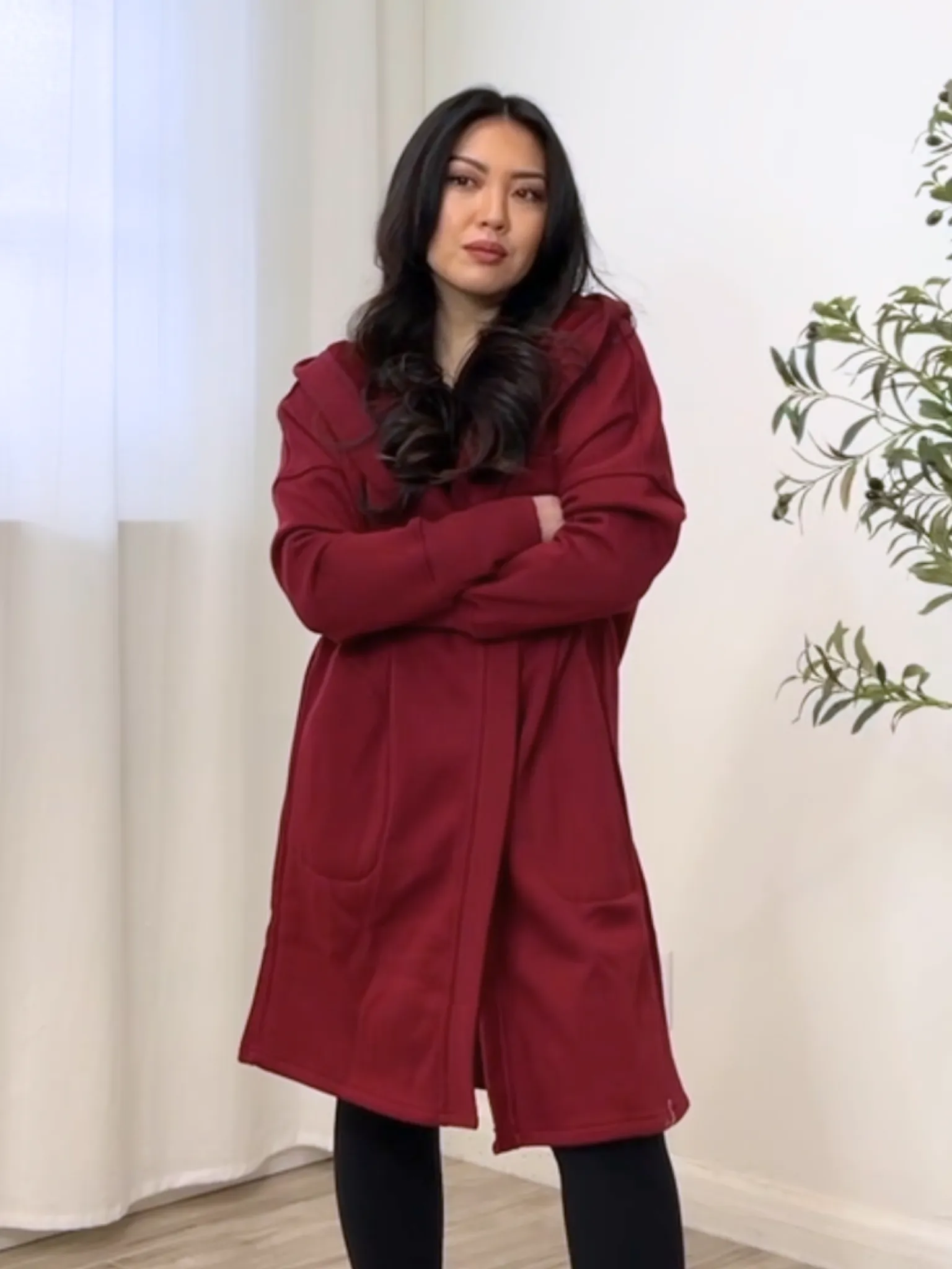 Sammy Fleece Long Cardigan