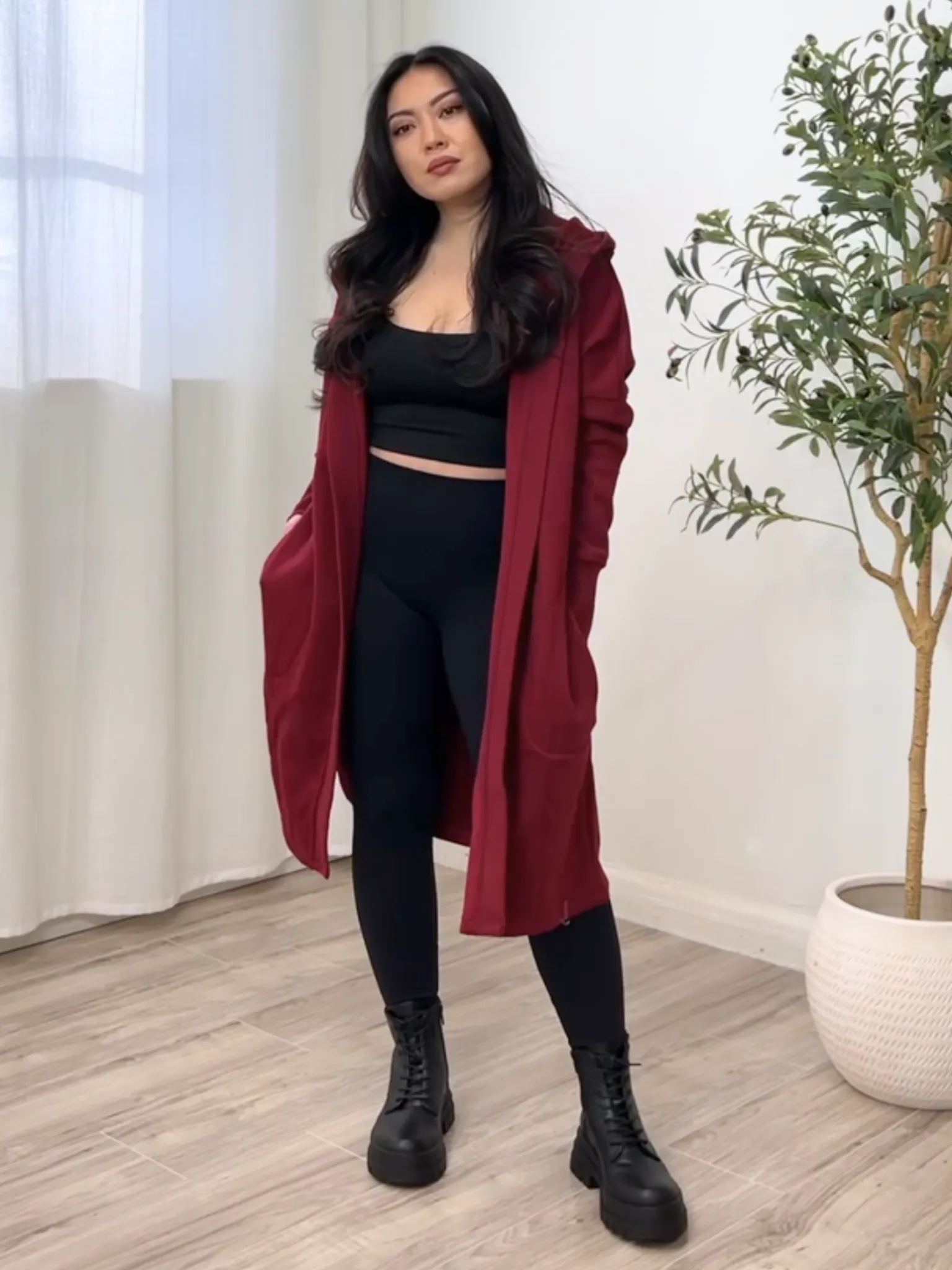 Sammy Fleece Long Cardigan