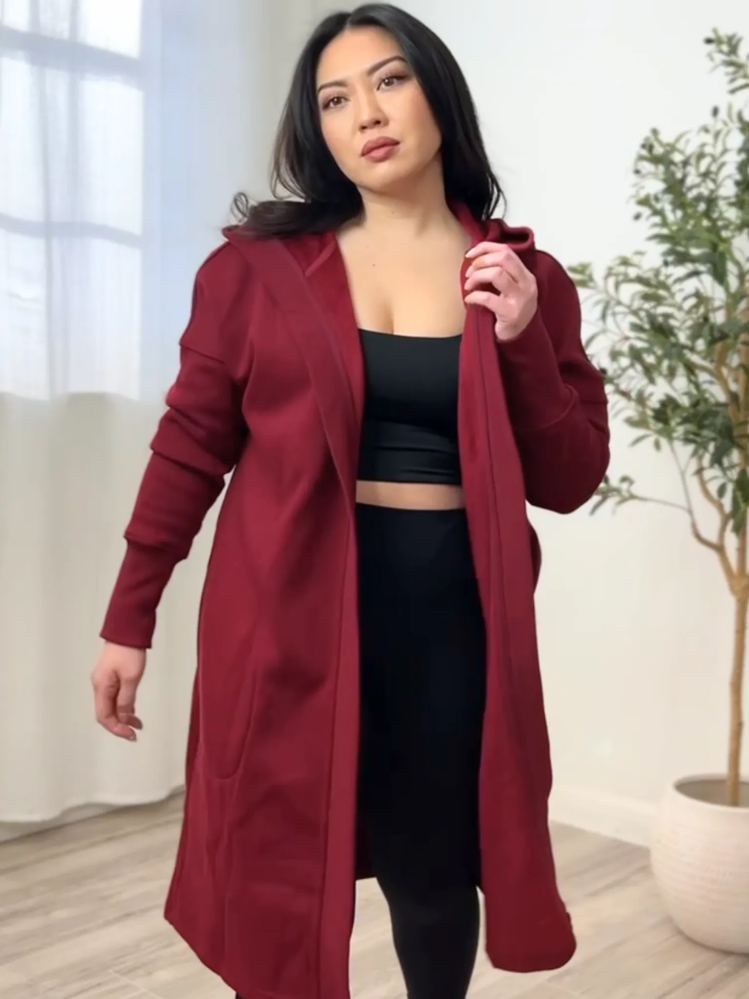 Sammy Fleece Long Cardigan