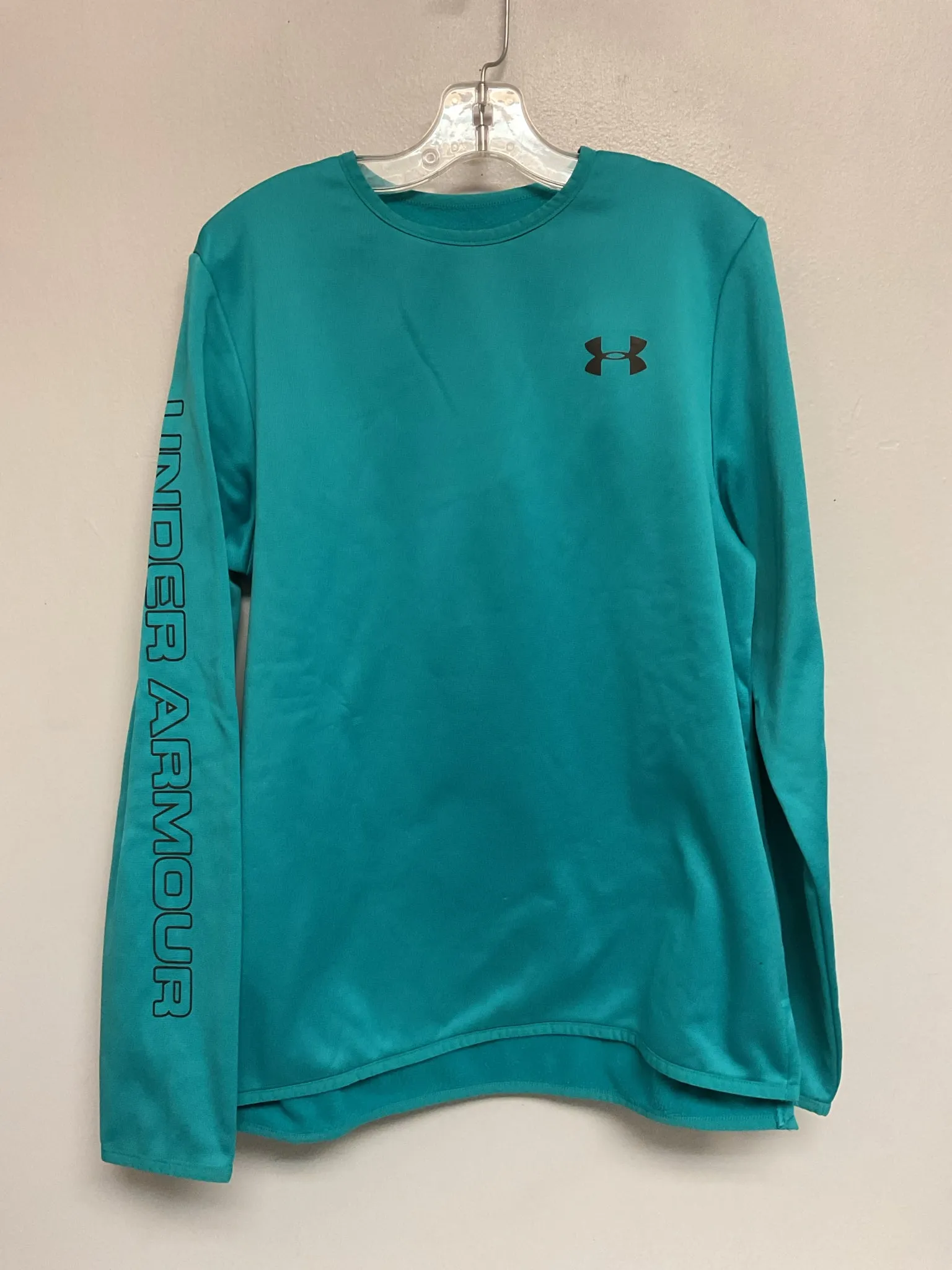 Under Armour Size 12 Turquoise Polyester Big Boys T-Shirts