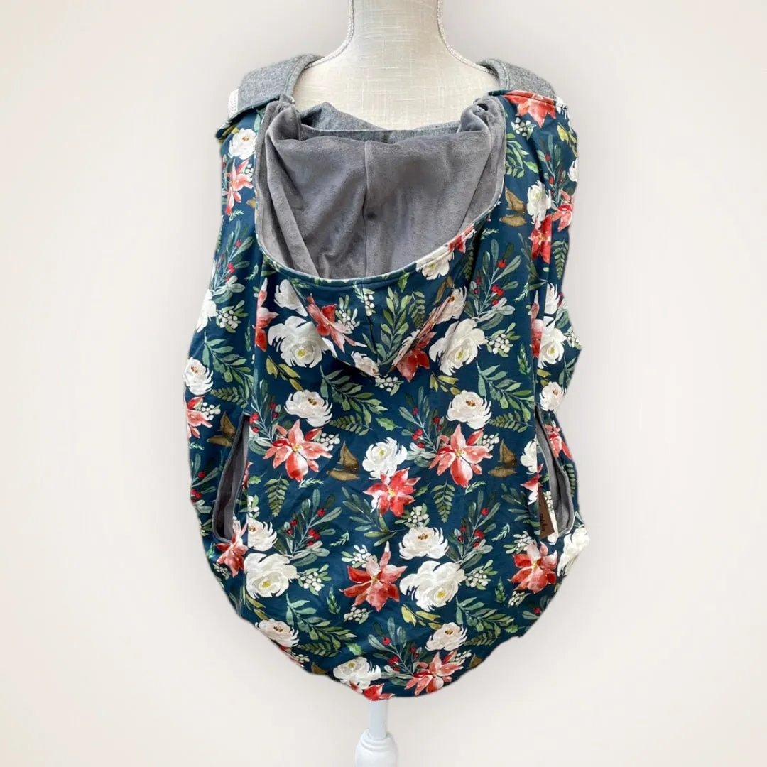Winter Floral- Luxe Carrier Cover