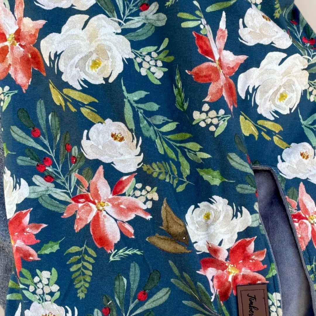 Winter Floral- Luxe Carrier Cover