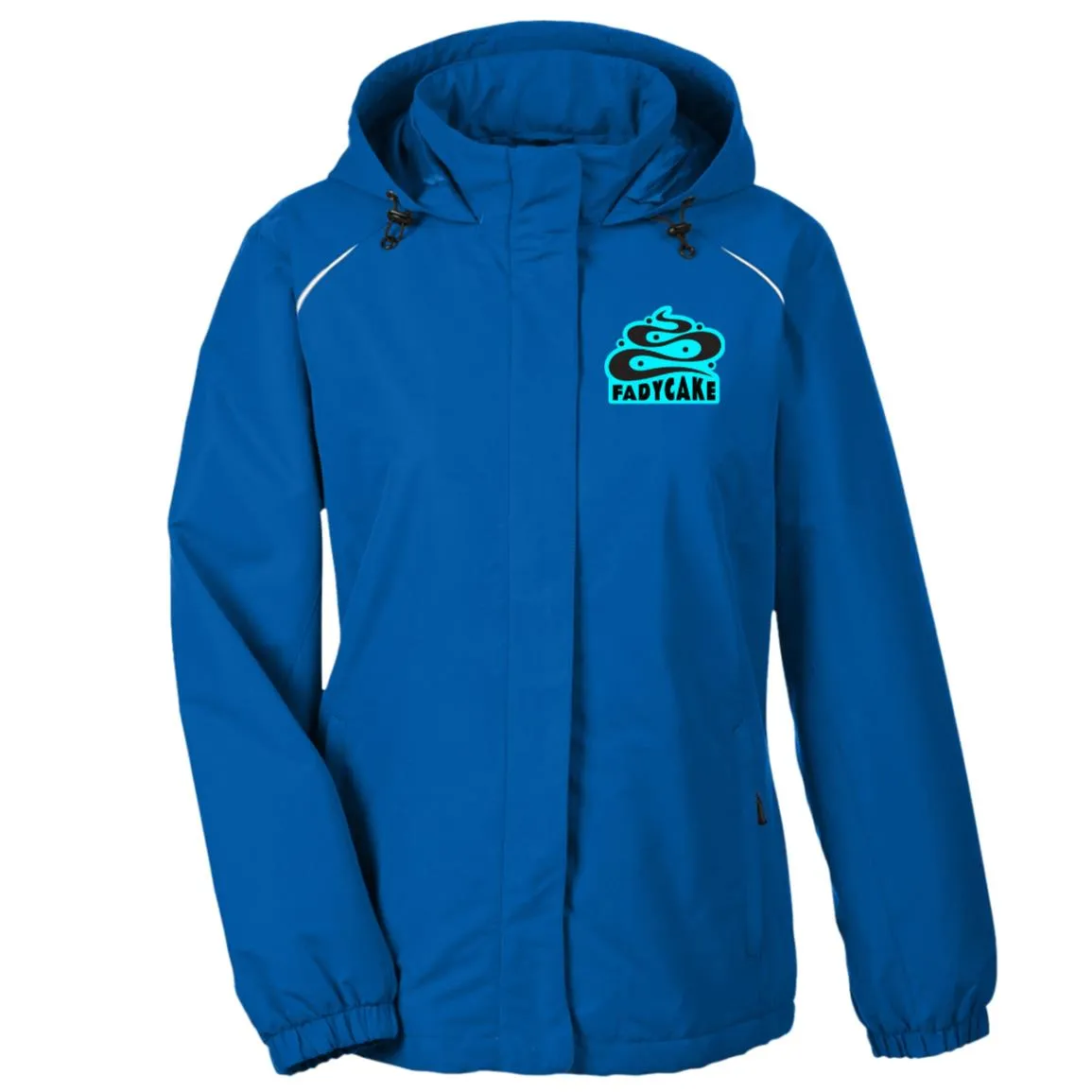 Womens FADYCAKE Weatherproof Fleece Lined Jacket With Hood